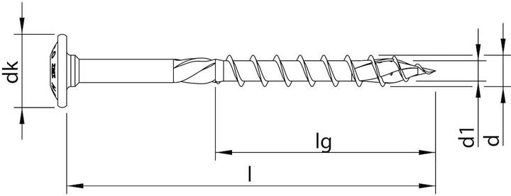 Actual product image Heco Topix plus (50 Screws per piece)
