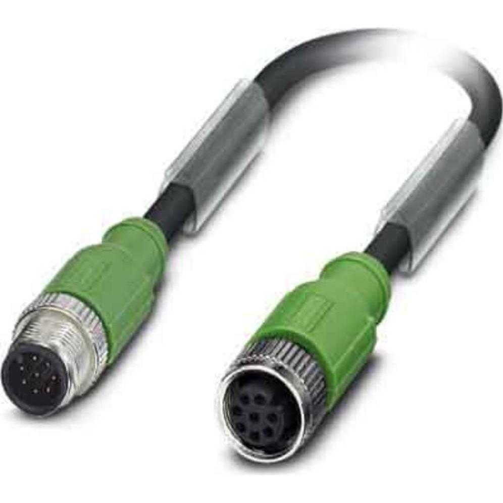 Thumbnail - Phoenix Contact Sensor-/Aktor-Steckverbinder, Elektronikkabel + Stecker, Schwarz