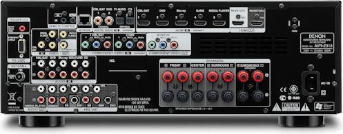 Produktbild Denon AVR-2313, 7.2 Kanal AV-Receiver, AirPlay, 2 HDMI OUT (Receiver)