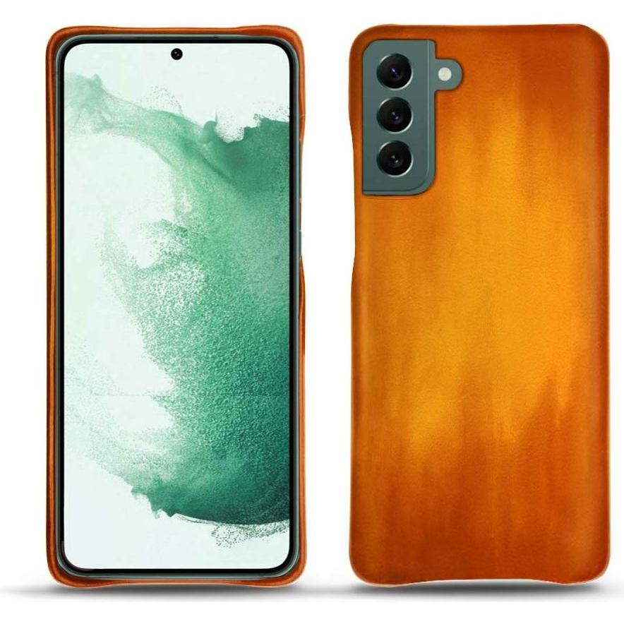 Noreve Lederschutzhülle (Samsung Galaxy S22+ 5G), Smartphone Hülle, Orange