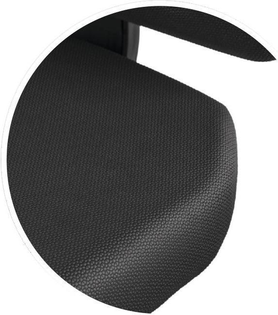 Produktbild Bimos Arbeitsdrehstuhl Nexxit Bodengleiter Supertec-Gewebe schwarz Grifffarbe blau 450-600 mm