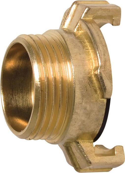 Mega Gewindestück Messing Aussengewinde 3/4 ″ (Kupplung, 19 mm)