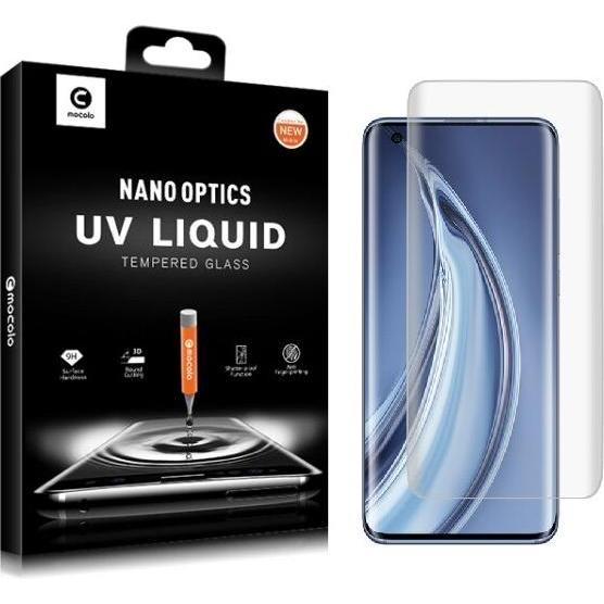 Protectorking 2x UV Liquid Echtes Tempered 9H Panzerhartglas 3D KLAR (6 Stück, Xiaomi Mi 10 Pro), Smartphone Schutzfolie