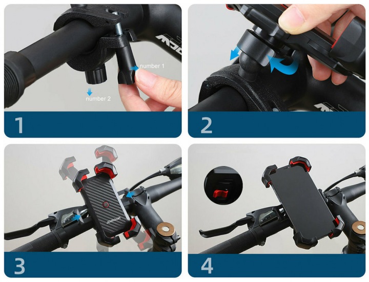 Actual product image Joyroom Bike Phone Mount
