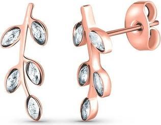 Image du produit Vuch Charmants boucles d'oreilles en bronze avec zirconium Zotie Rose Gold