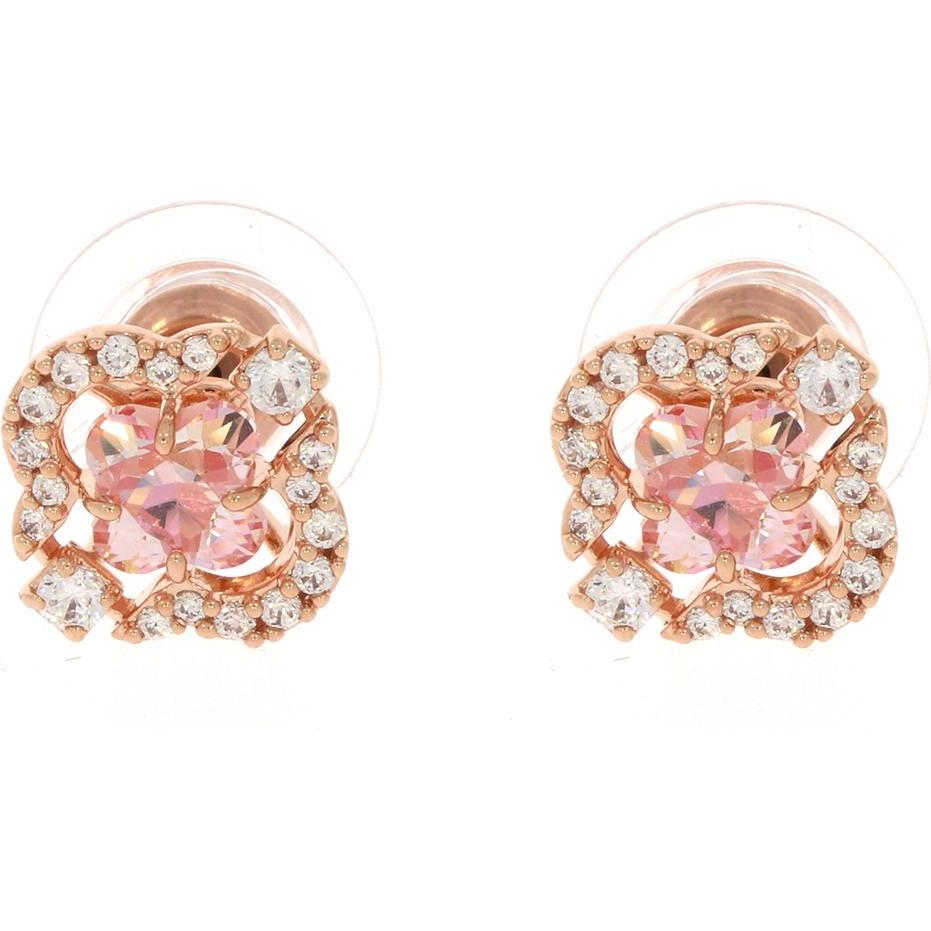 Thumbnail - Swarovski, Schmuck Set, Schmuckset Sparkling Dance rosè 5604204, Gold, (Metall mit Roségold-Legierungsschicht)