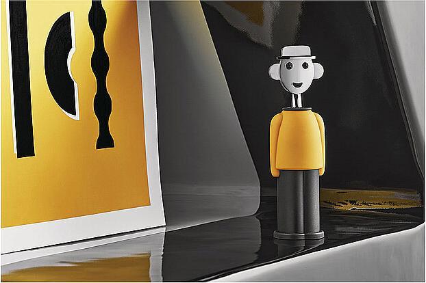 Produktbild Alessi Korkenzieher Alessandro M. gelb-schwarz (Korkenzieher)