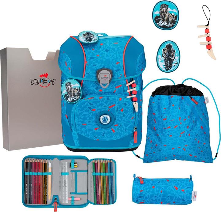 Blau, Blue Ice, Hellblau, Hellrot, Schwarz