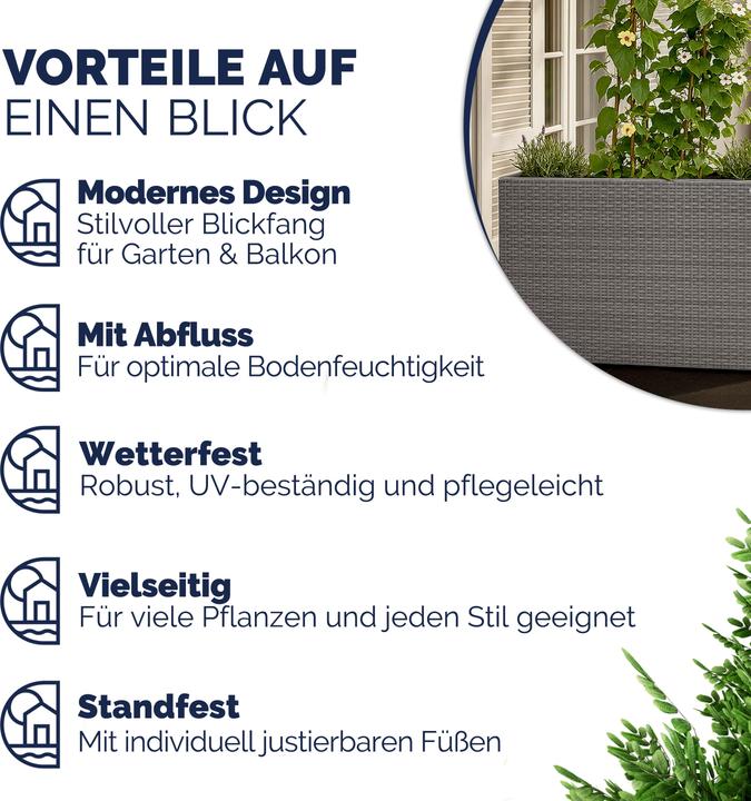 Produktbild Casaria Blumentopf (29.50 cm)