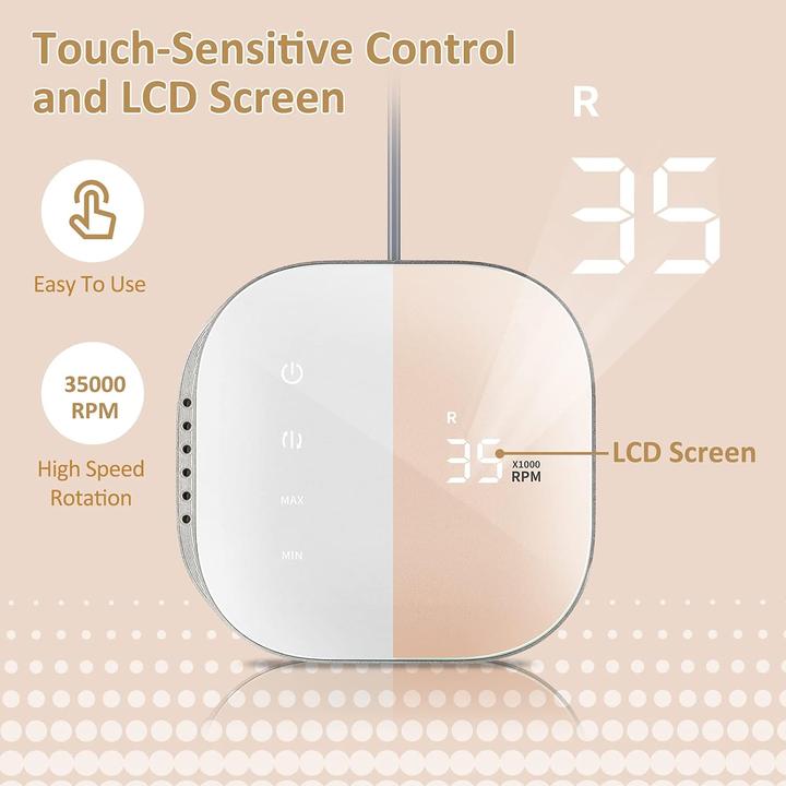 Produktbild Madenia Elektrische Nagelfräser Rosa