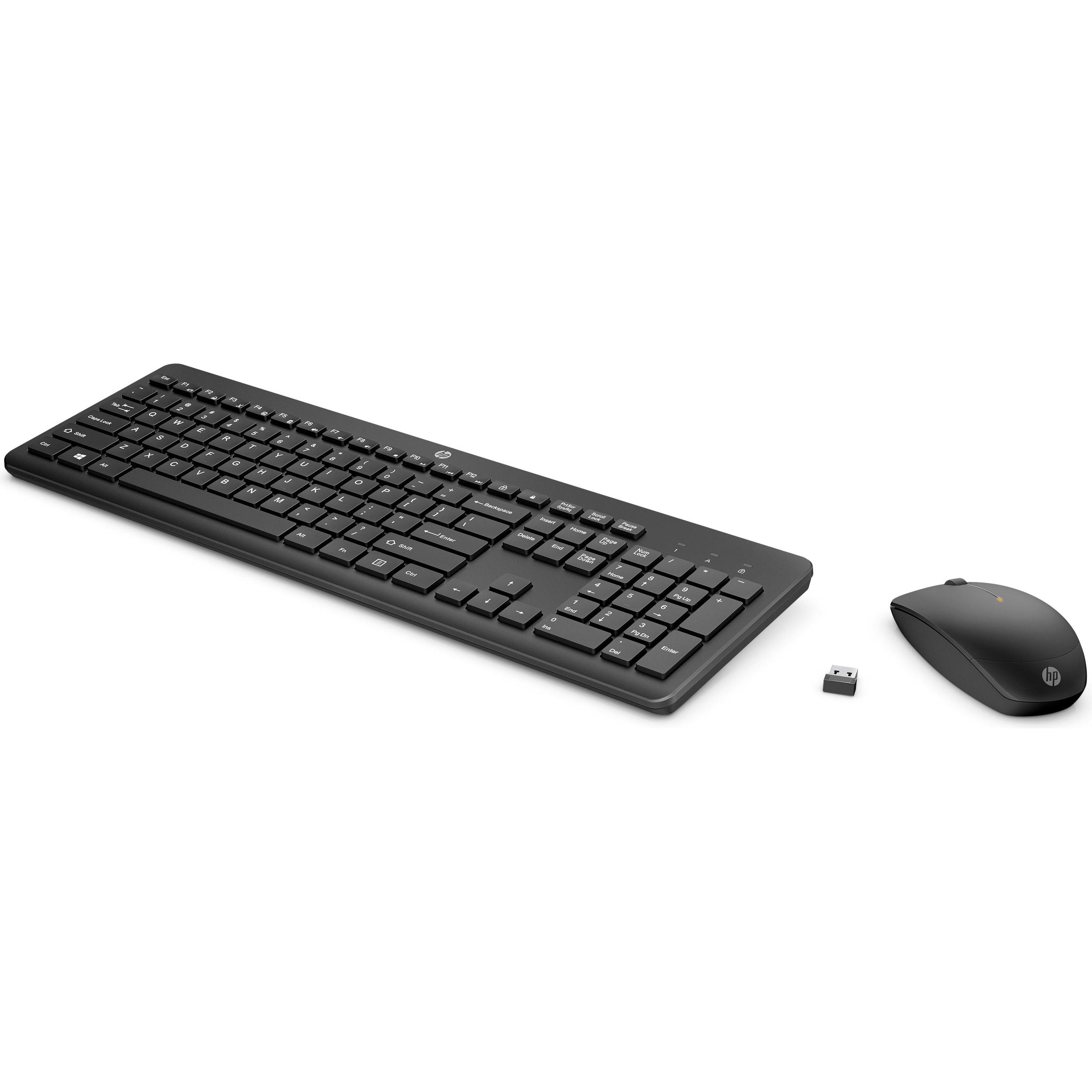 Thumbnail - HP 235 (US, Kabellos), Tastatur, Schwarz