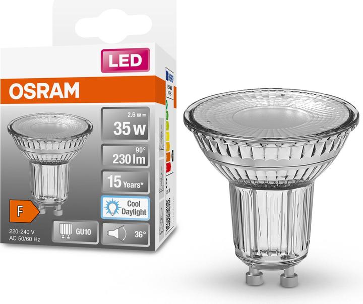 Produktbild Osram GU10 Reflektor - Par16 (GU10, 2.60 W, 230 lm, 1 x, F)
