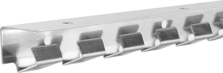 Actual product image Kerbl Hook strip 100cm stainless steel for PVC curtain