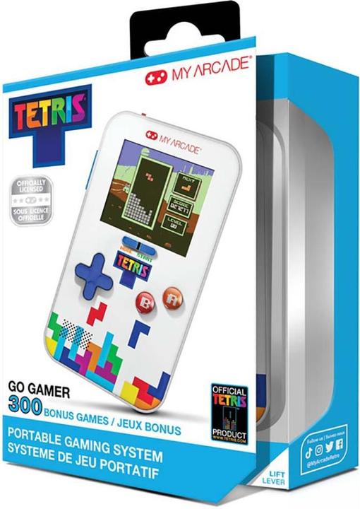 Actual product image MyArcade My Arcade DGUNL-7029 Tetris Go Gamer Classic Handheld Portable Video Game System (301 GAMES IN 1)