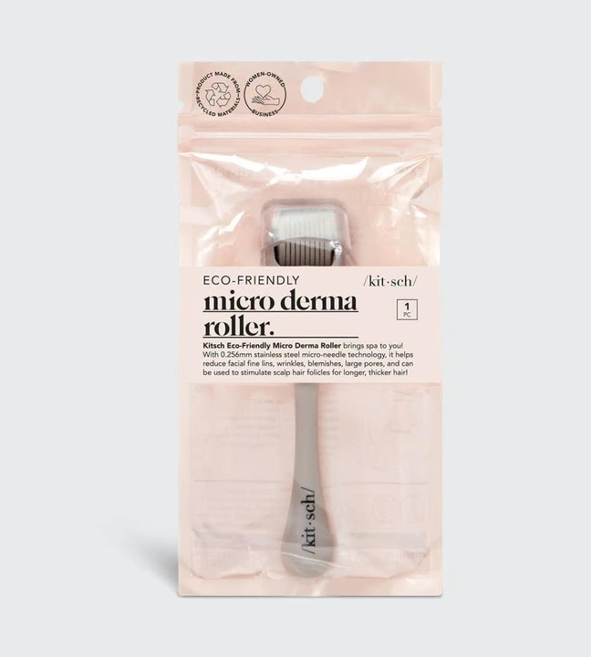 Actual product image Kitsch Micro Derma Roller grey