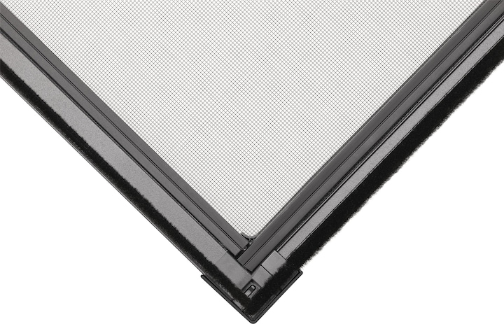 Actual product image tesa FALT insect screen for windows, size-adjustable aluminium frame, foldable (140 x 140 cm)