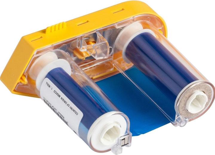 Actual product image Brady M61-R10010-BL, Ribbon, Blue, 50.00 mm x 22.86 m (50 mm)
