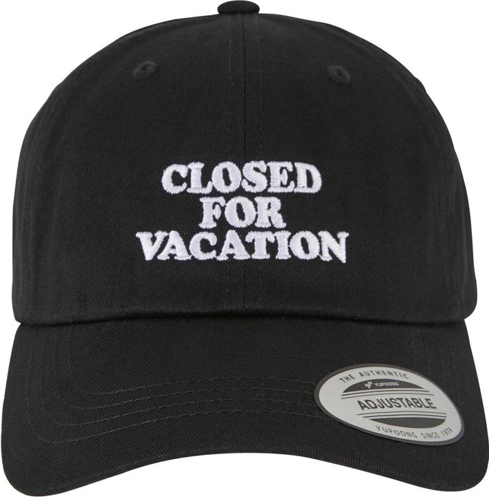 Produktbild Mister Tee Closed For Vacation Dad Cap - 139903 (One Size)