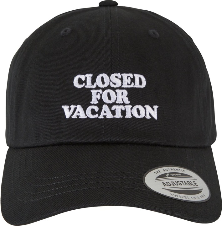 Actual product image Mister Tee Closed For Vacation Dad Cap - 139903 (One size)