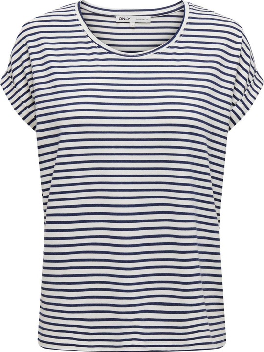 Only Normal geschnitten Rundhals Tief angesetzte Schulter T-Shirt Top (XS)