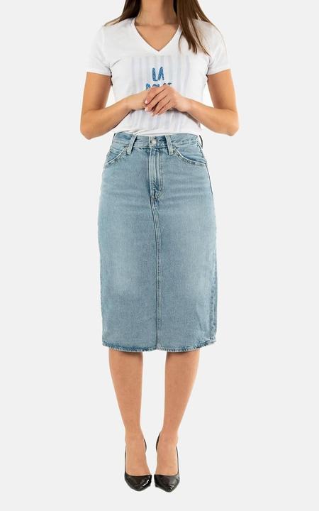 Actual product image Levis Back Slit Denim Skirt (38, 40)