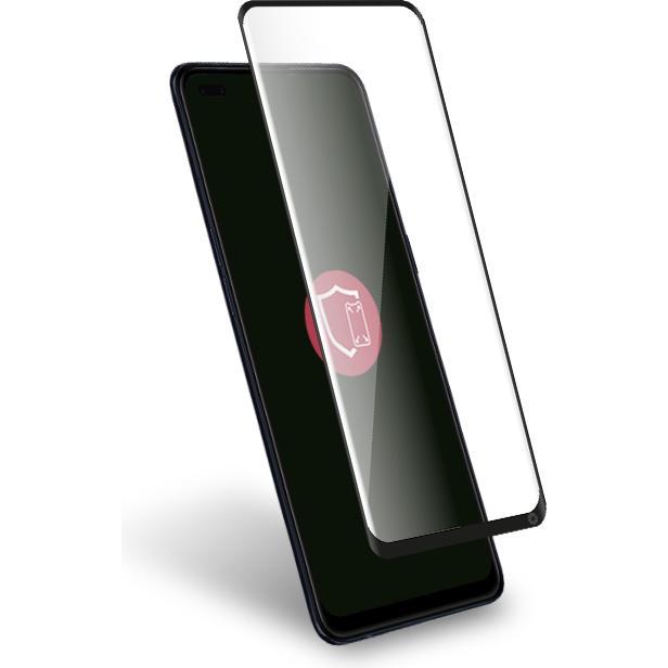 Bigben Connected Flexible Glas-Folie (1 Stück, Oppo Reno 4 Z 5G), Smartphone Schutzfolie, Schwarz