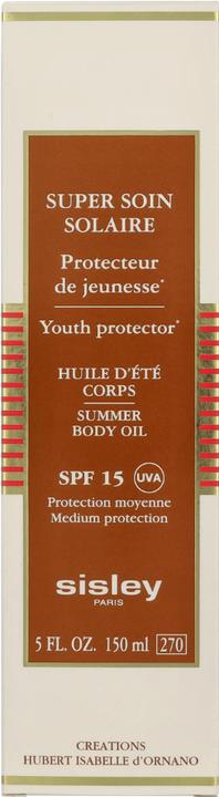 Produktbild Sisley Super Soin Solaire Huile d'Été Corps SPF15 150ml (Sonnenöl, SPF 15, 150 ml, 150 g)