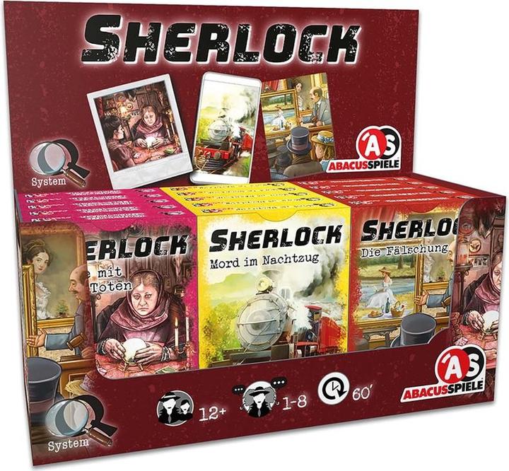 Actual product image Abacus Sherlock display case assorted (German)