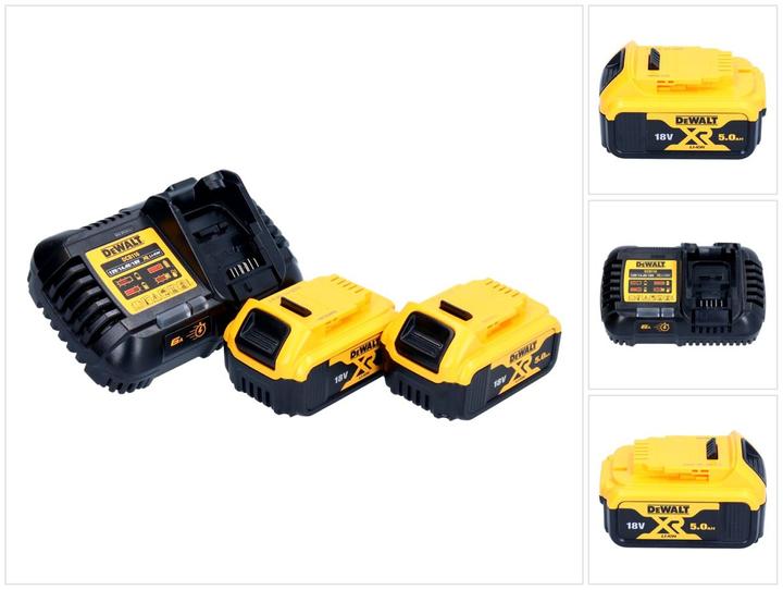 Produktbild DeWalt Akku Starter Set 18 V 2x DCB 184 Akku 5,0 Ah + DCB 116 XR Schnell LadegerÃ¤t (18 V)
