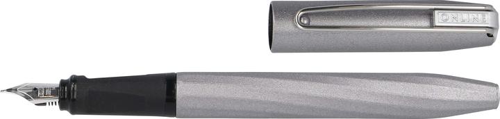 Image du produit Online Stylo plume Slope M 26132/3D Metallic Grey M (Gris métallique, 1 x)