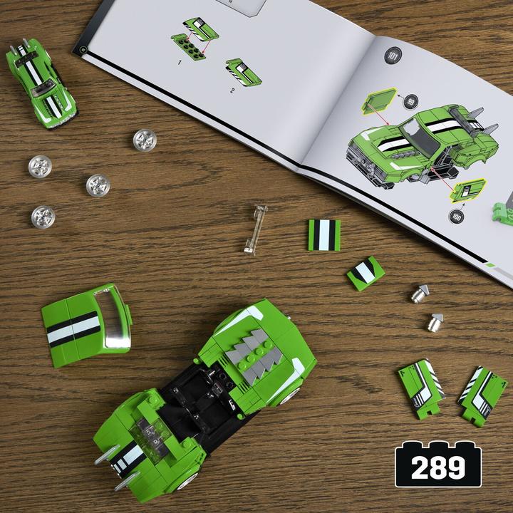 Actual product image Mattel Brick Shop Speed Custom 68 Camaro