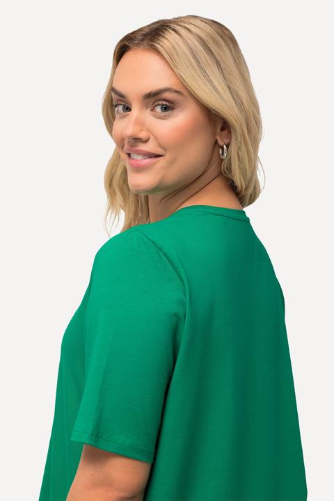 Produktbild Ulla Popken T-Shirt, A-Linie, V-Ausschnitt, Halbarm (50, 52)