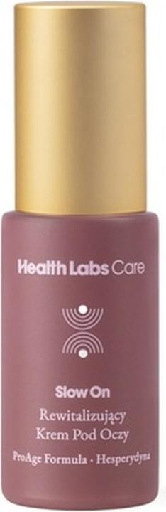 Produktbild Health Labs Care HEALTHLABS Slow On rewitalizujący krem pod oczy 15ml (Augenpflege Crème, 15 ml, Tag)