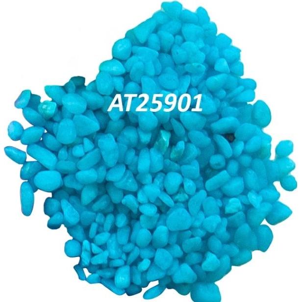 AkvaStabil Libra, farvet grus 3-5mm. 1 kg. lyseblå (Dekoration, sonstige Gegenstände), Aquarium Dekoration