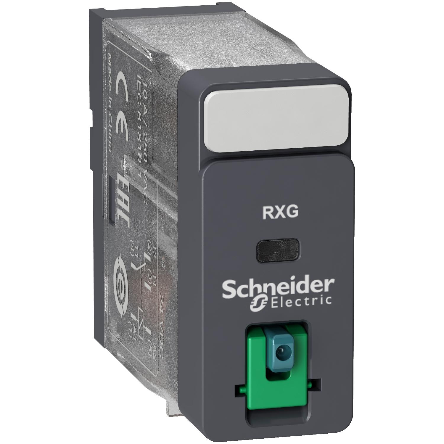 10x Schneider Electric 1CO 10A RELAY LTB-LED 24VDC, Relais