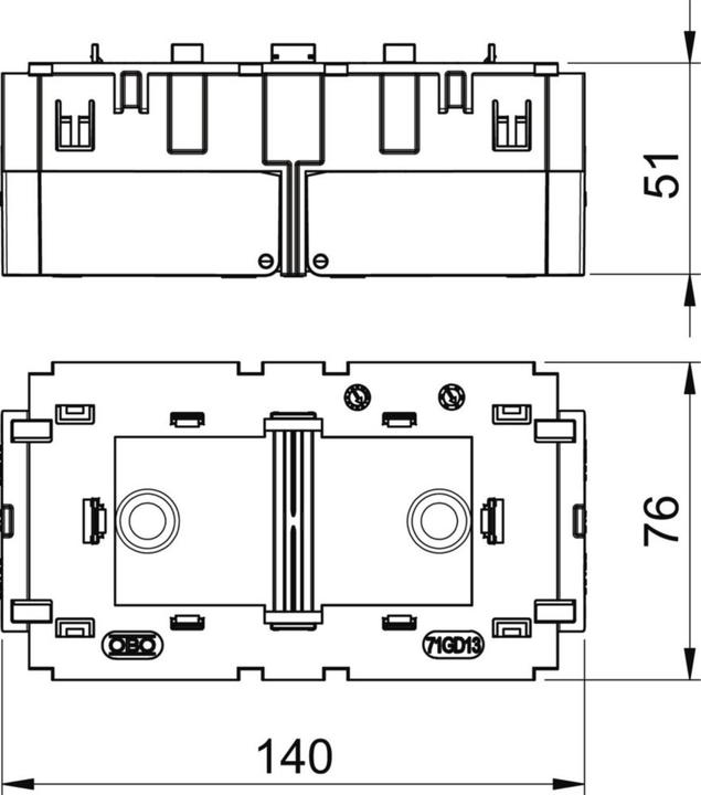 Actual product image OBO Bettermann Junction box