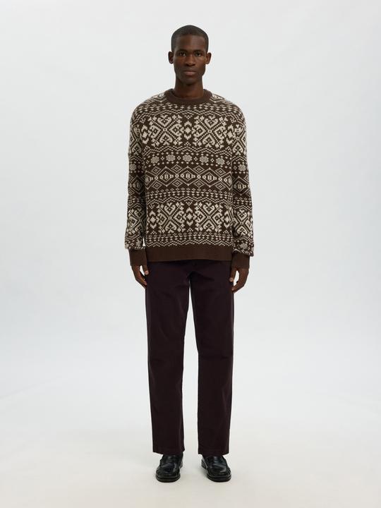 Produktbild Selected Wollmix Pullover mit Rundhalsausschnitt (L)