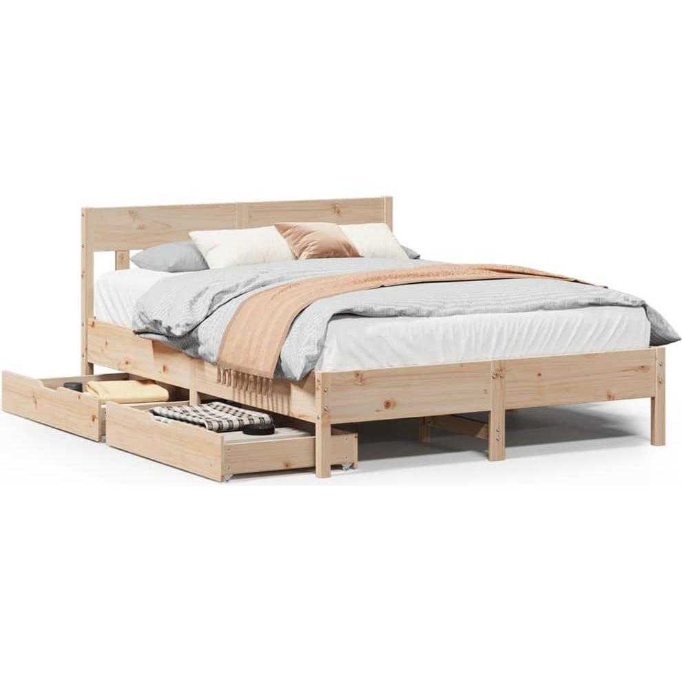 VidaXL, Bett, Bett ohne Matratze (160 x 200 cm)