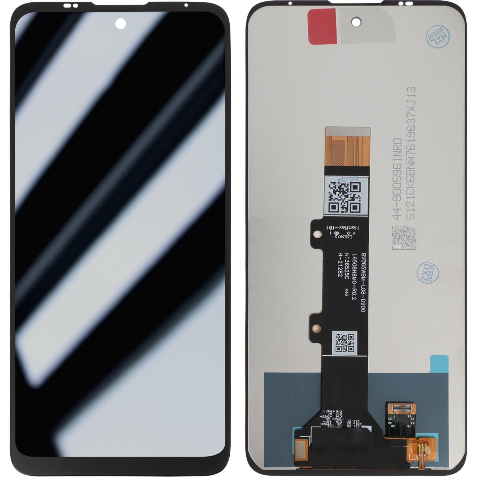 Clappio Ersatzdisplay (Display, Motorola Moto E40), Mobilgerät Ersatzteile, Schwarz