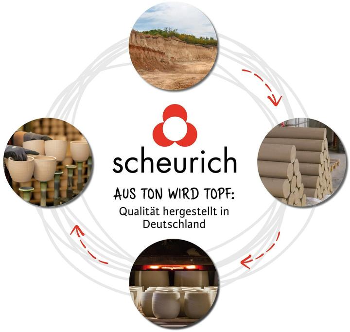 Produktbild Scheurich Blumentopf 21 cm, Weiss (21 cm)