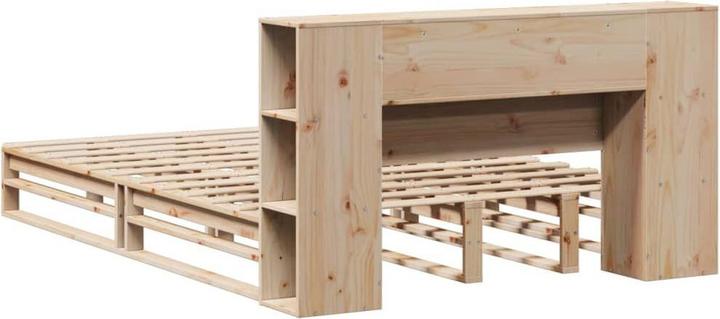 Image du produit vidaXL Bett mit Regal (135 x 190 cm)