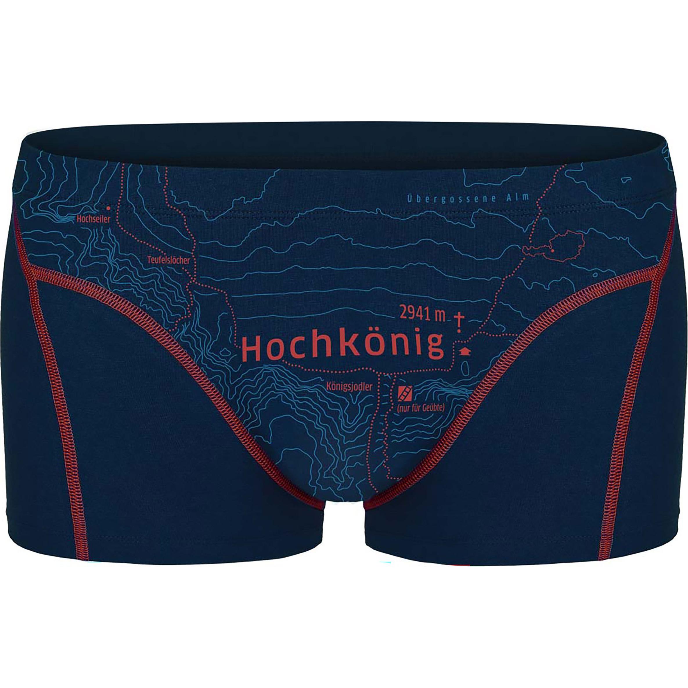 Ein schöner Fleck Erde, Herren, Unterhosen, Hochkönig, Blau, (S)