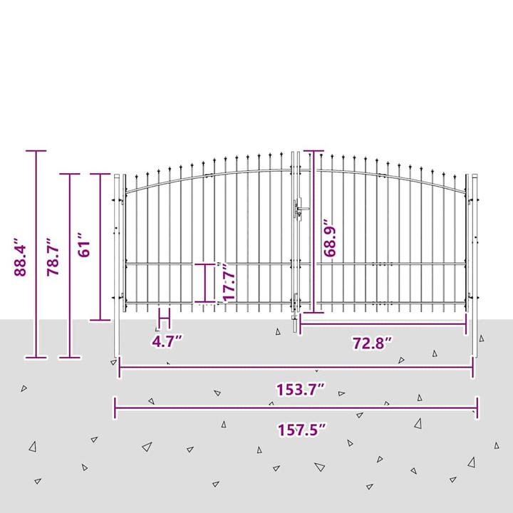Produktbild vidaXL Gartentor