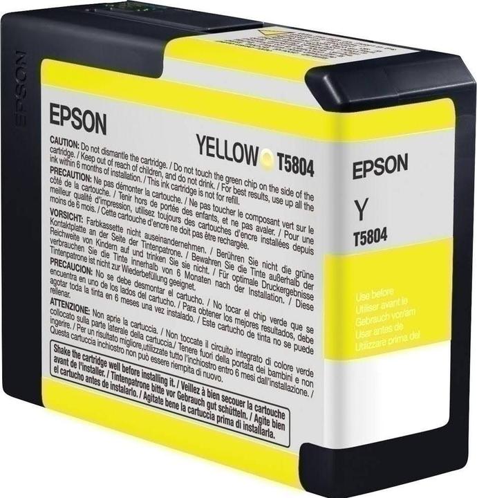 Actual product image Epson T5804 (Y)