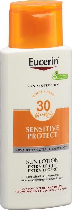 Produktbild Eucerin SUN Sensitive Protect (Sonnenlotion, SPF 30, 150 ml, 196 g)