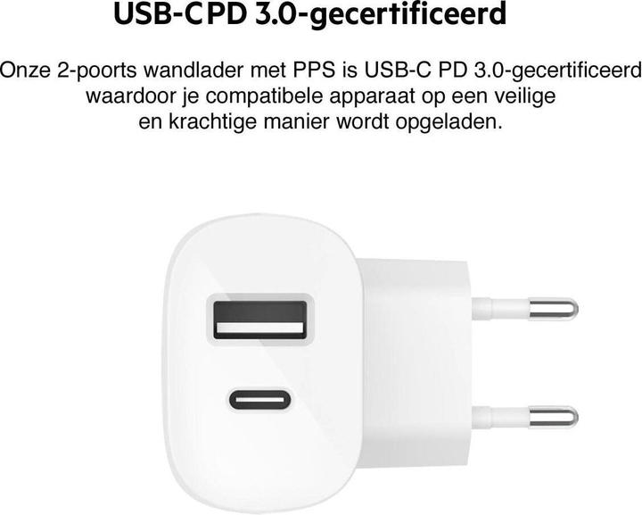 Actual product image Belkin Boost Charge (25 W, 2 ports)