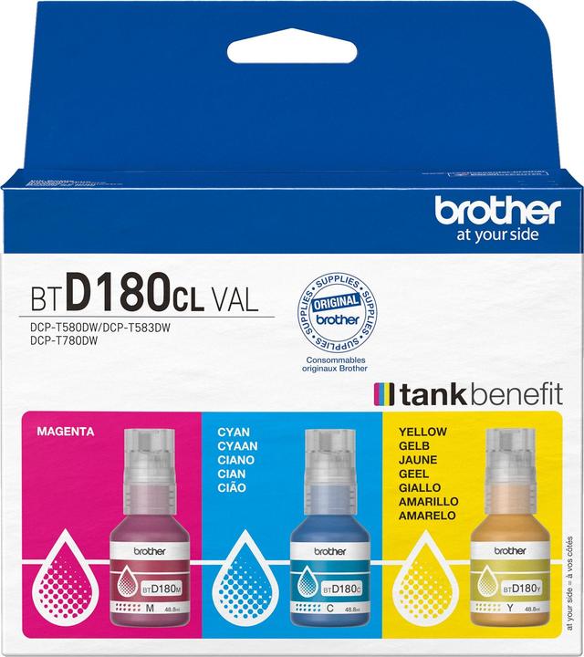 Actual product image Brother Bottle Value Pack C/M/Y (C, M, Y)