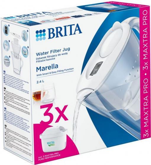 Produktbild Brita Marella Biały+ 3 MAXTRA PRO Pure Performance (2.40 l)