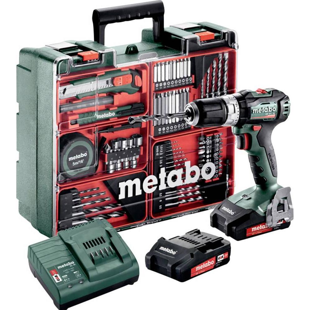 Metabo, Bohrmaschine + Akkuschrauber, SB 18 L BL Set (Akkubetrieb)