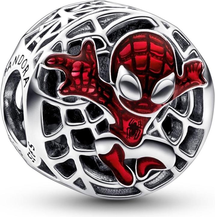 Produktbild Pandora Marvel Spider Man Soaring City Charm (Emaille, Silber 925)